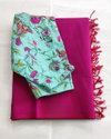 Tew Chanderi Model Kalamkari Ekkat Print Saree Exporters In India